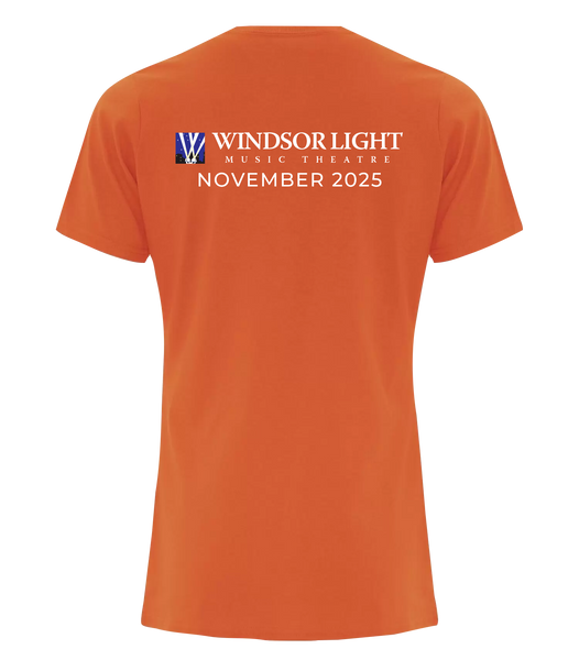 "Joseph and the Amazing Technicolor Dreamcoat" Ladies Cotton T-Shirt with Printed Logo