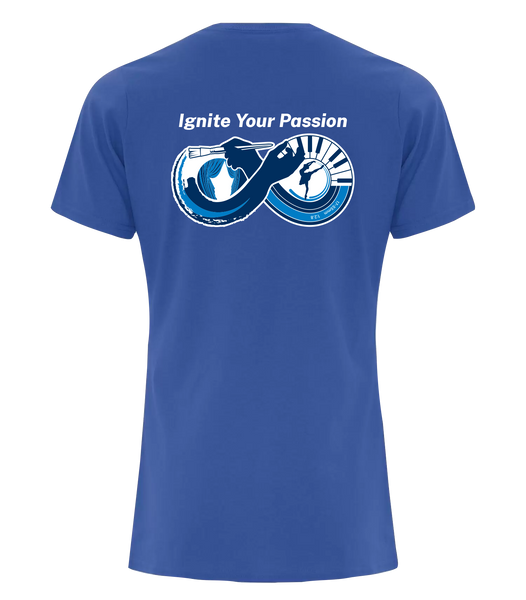Walkerville Centre for the Creative Arts Ladies Cotton T-Shirt with Printed logo