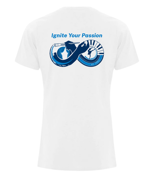 Walkerville Centre for the Creative Arts Ladies Cotton T-Shirt with Printed logo