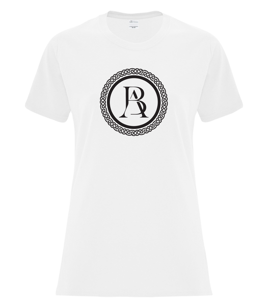Branton Academy Ladies Cotton T-Shirt with Printed Logo