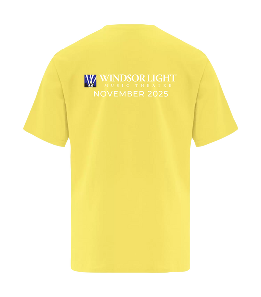 "Joseph and the Amazing Technicolor Dreamcoat" Adult Cotton T-Shirt with Printed Logo