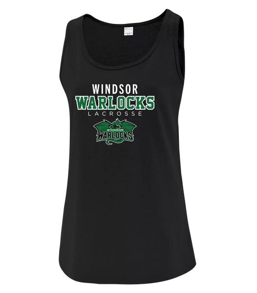 Windsor Warlocks Lacrosse Ladies Cotton Tank Top