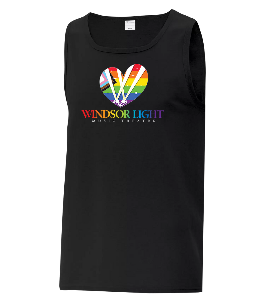 Windsor Light Music Theatre Pride Youth Cotton Tank with Printed logo