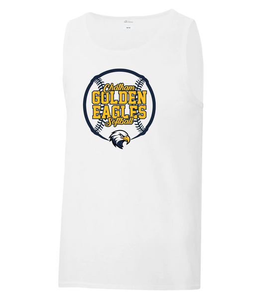 Chatham Golden Eagles Softball Adult Cotton Tank Top