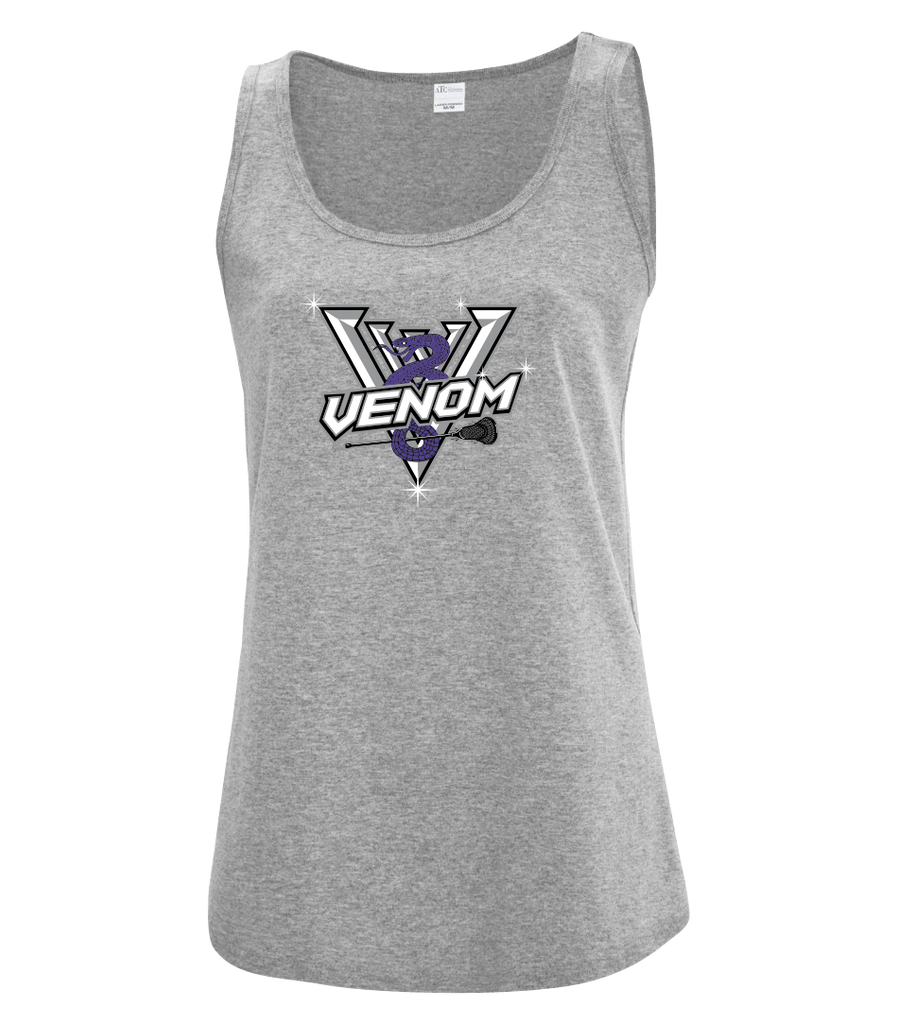 Venom WMSL Ladies Cotton Tank Top with Printed Logo