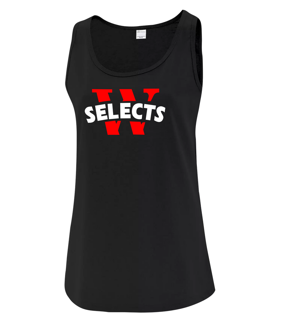 Selects Ladies Cotton Tank with Printed logo