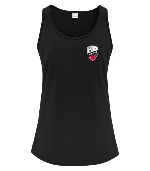 SWYSC Ladies Cotton Tank Top with Printed Logo