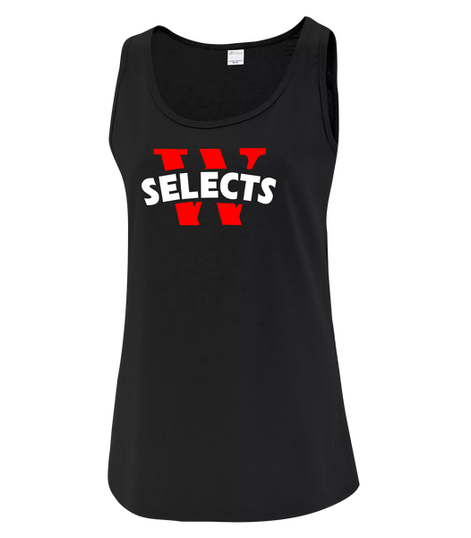 Selects Ladies Cotton Tank with Printed logo