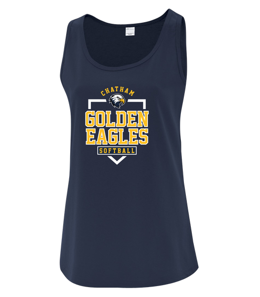 Chatham Golden Eagles Ladies Cotton Tank Top