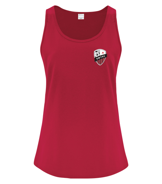SWYSC Ladies Cotton Tank Top with Printed Logo