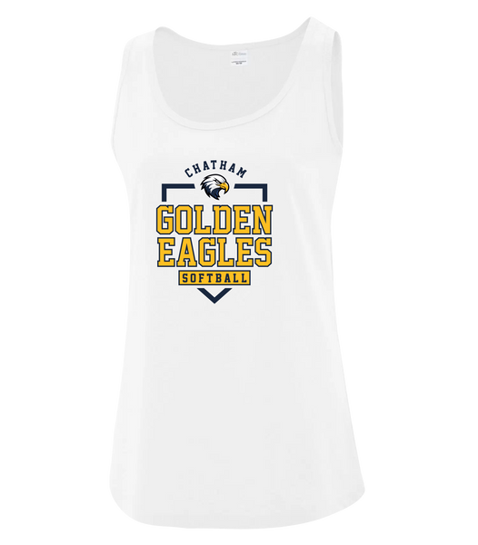 Chatham Golden Eagles Ladies Cotton Tank Top