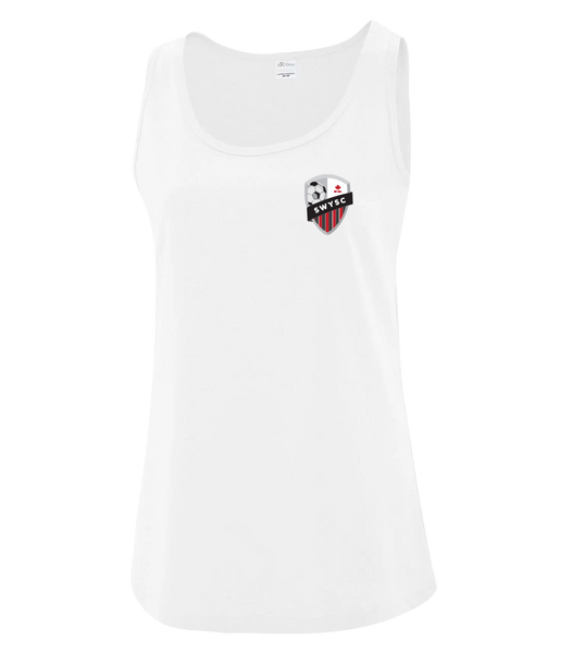 SWYSC Ladies Cotton Tank Top with Printed Logo