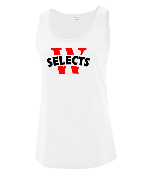 Selects Ladies Cotton Tank with Printed logo