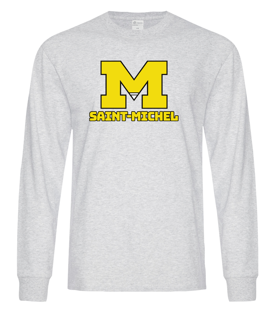 Saint-Michel Adult Cotton Long Sleeve with Printed Logo