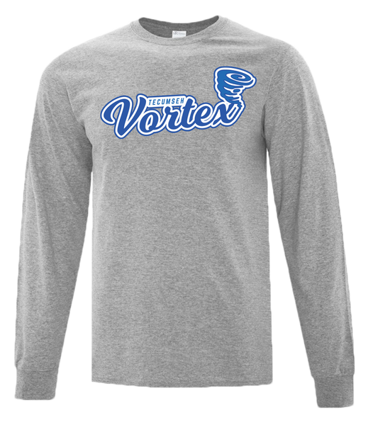 Tecumseh Vortex Adult Cotton Long Sleeve with Printed Logo