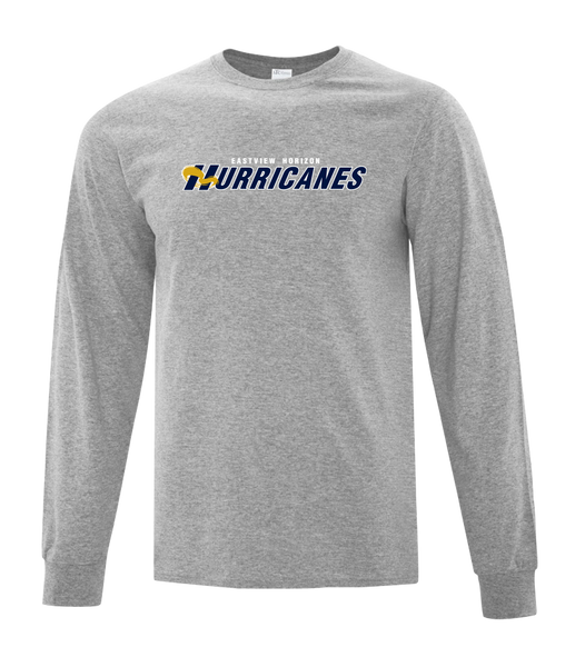 Eastview Horizon Hurricanes Youth Cotton Long Sleeve with Printed Logo