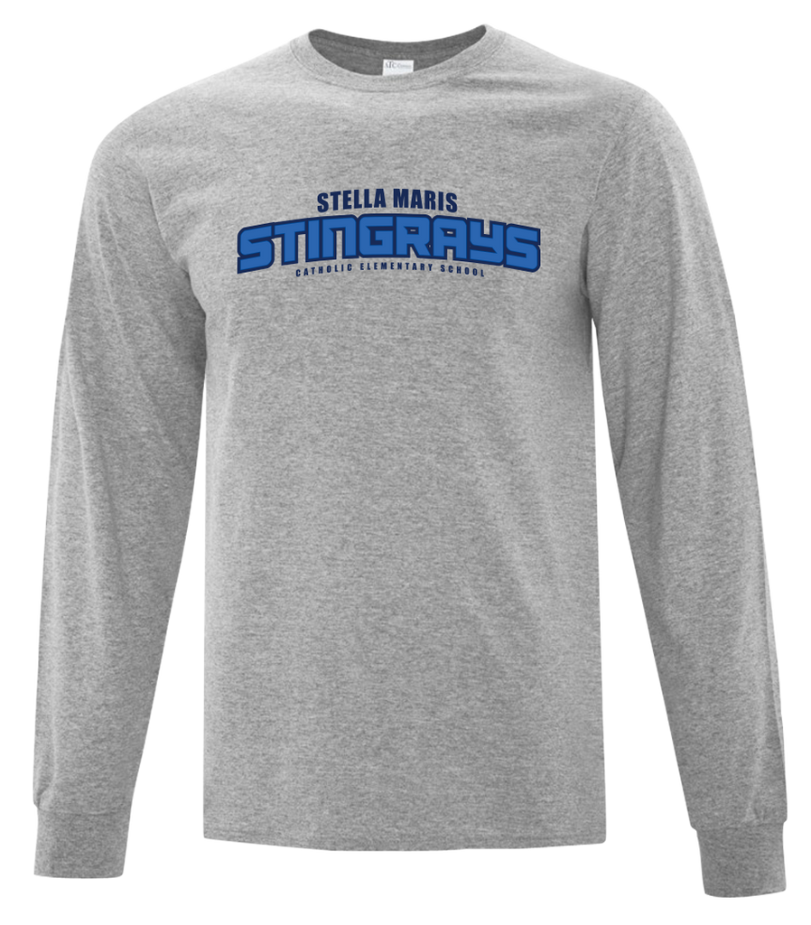 Stella Maris Stingrays Youth Cotton Long Sleeve with Printed Logo