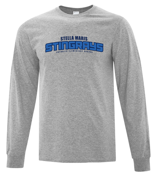 Stella Maris Stingrays Youth Cotton Long Sleeve with Printed Logo