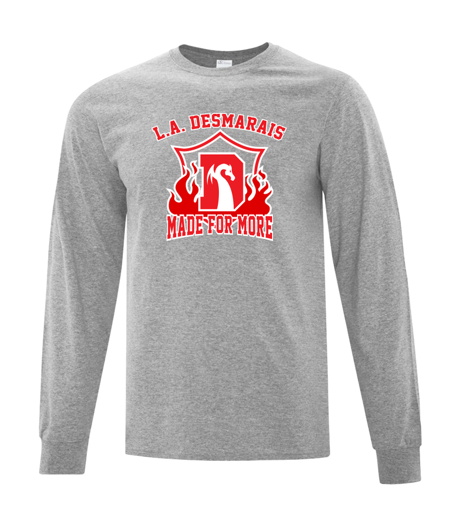LAD "Made for More" Youth Cotton Long Sleeve with Printed Logo