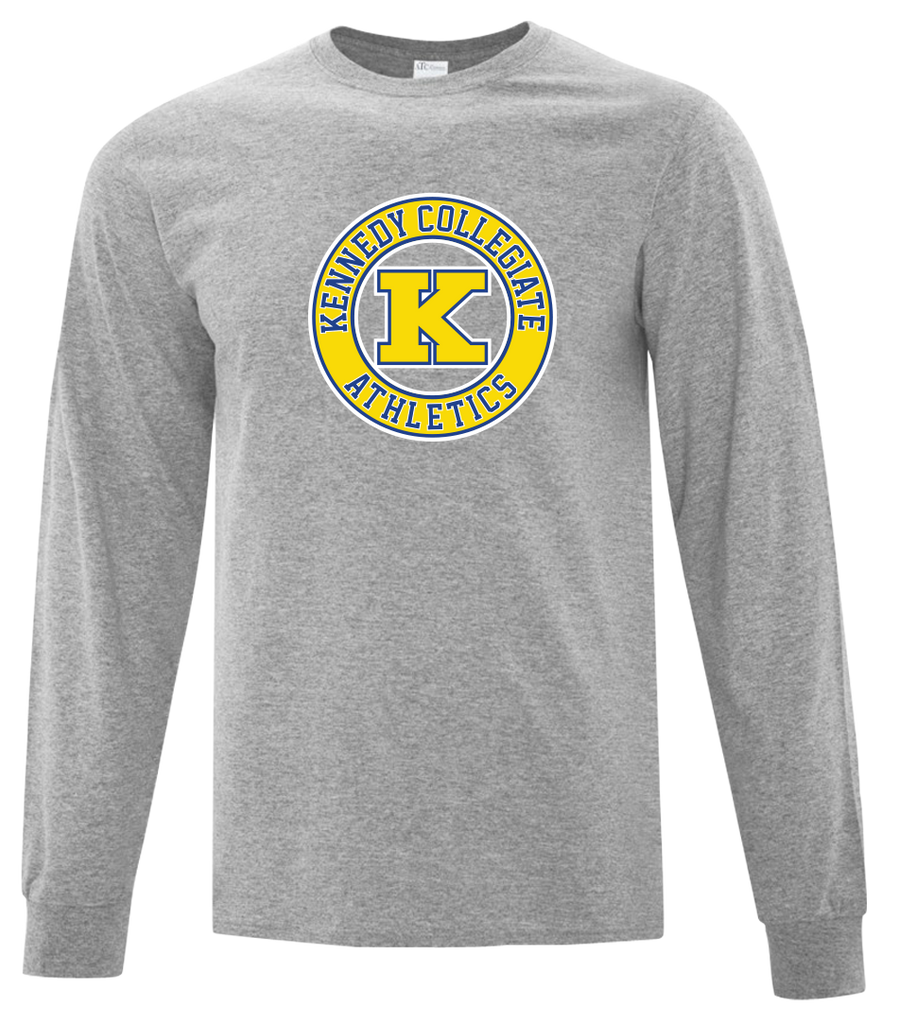 Kennedy Athletics Adult Cotton Long Sleeve with Printed Logo