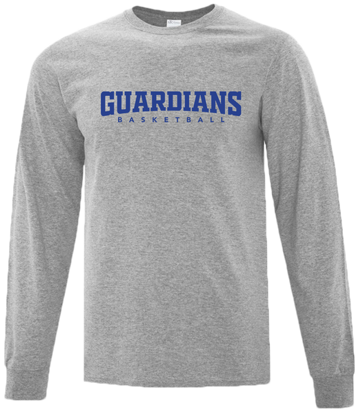 Guardians Basketball Youth Cotton Long Sleeve with Printed Logo