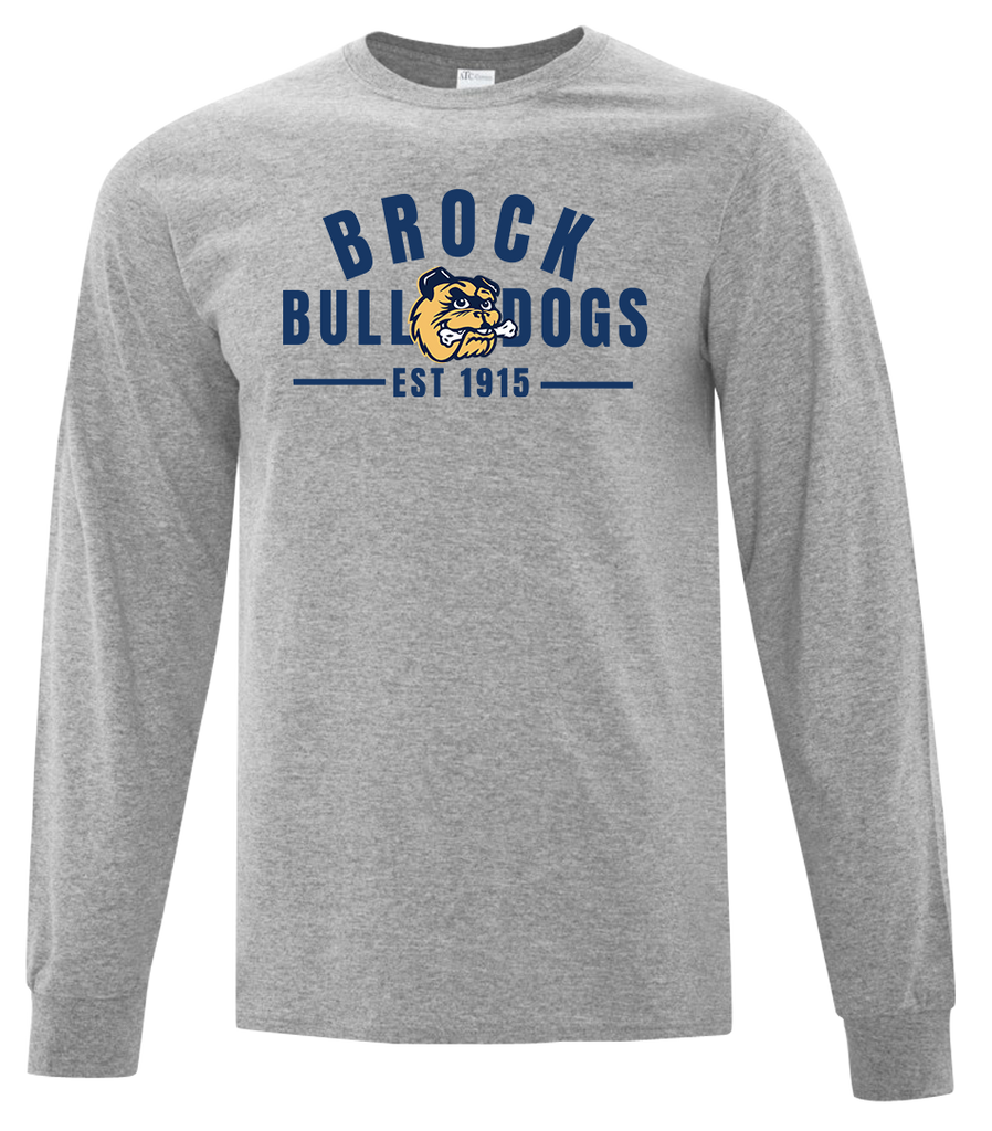 General Brock Youth Cotton Long Sleeve with Printed Logo