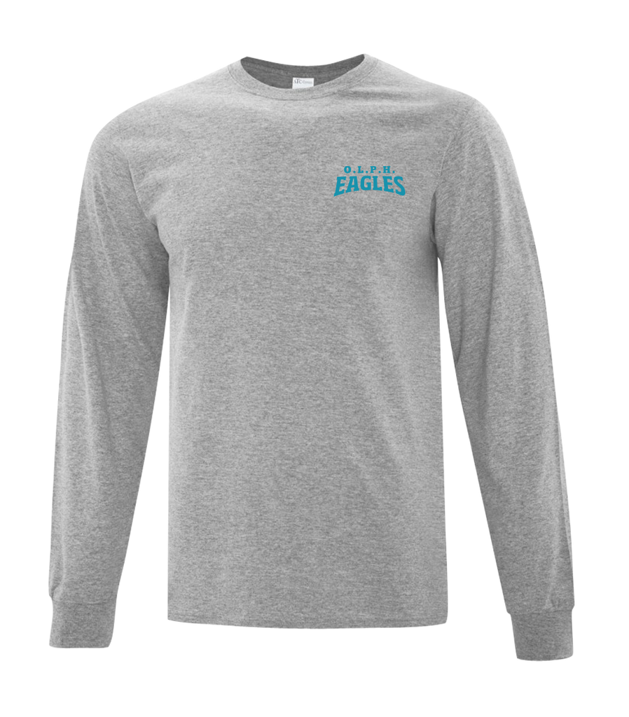 OLPH Youth Cotton Long Sleeve with Printed Left Chest Logo