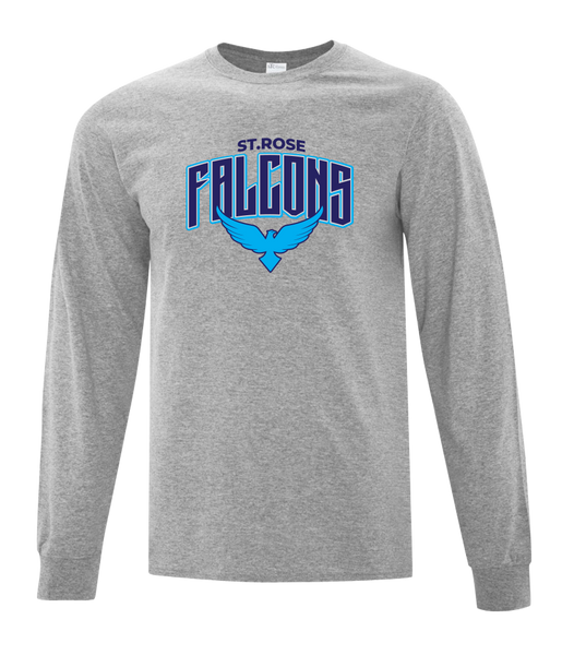 St. Rose Adult Cotton Long Sleeve with Printed Logo