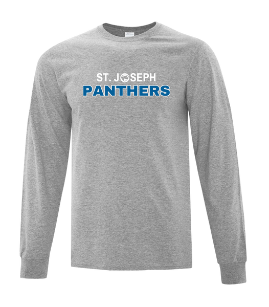 St. Joseph Adult Cotton Long Sleeve with Printed Logo