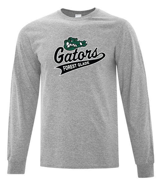 Forest Glade Adult Cotton Long Sleeve with Printed Logo