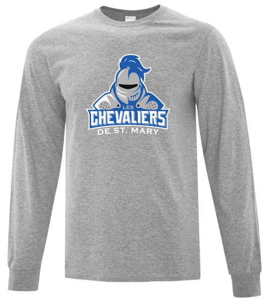 Les Chevaliers De St. Mary Youth Cotton Long Sleeve with Printed Logo
