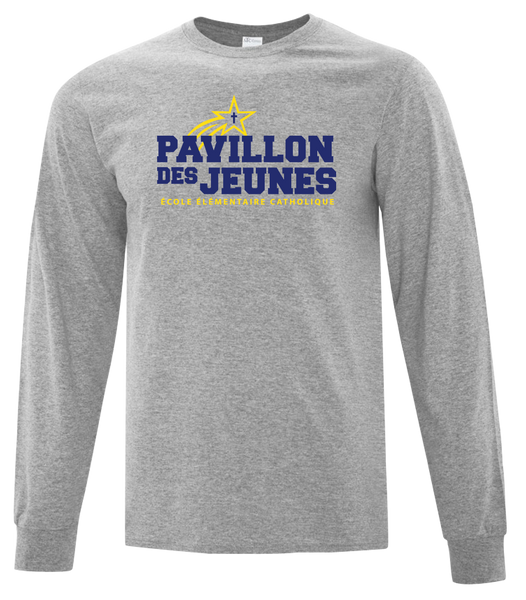 Pavillon Des Jeunes Youth Cotton Long Sleeve with Printed Logo