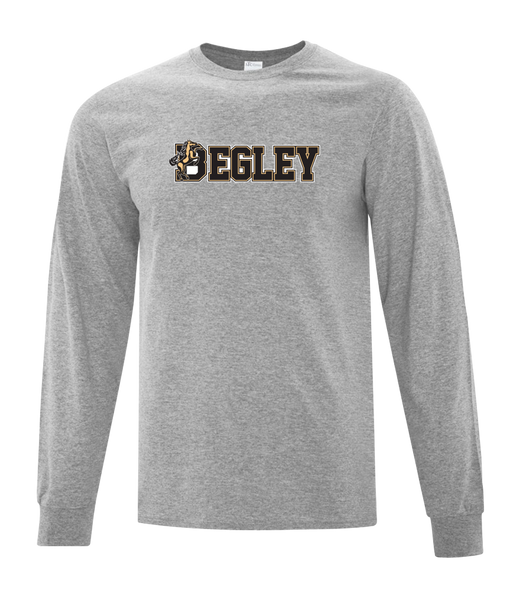 Frank W. Begley Adult Cotton Long Sleeve with Printed Logo