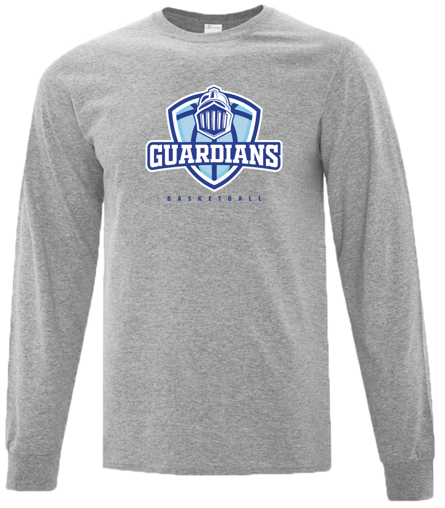 Lasalle Guardians Adult Cotton Long Sleeve with Printed Logo