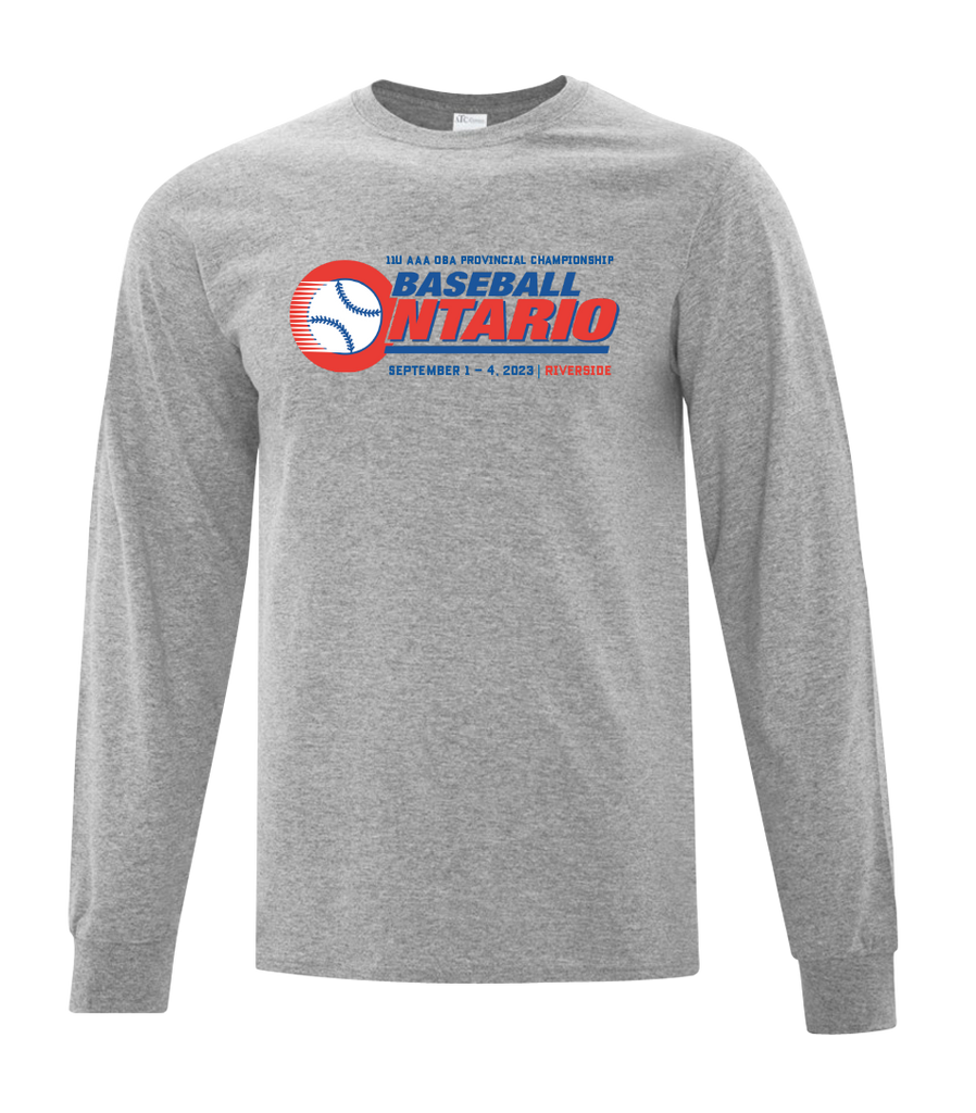 OBA Adult Cotton Long Sleeve with Full Colour Logo