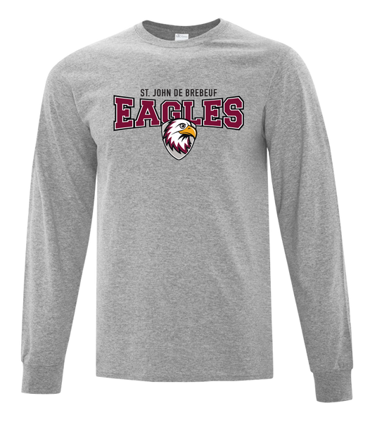 St. John de Brebeuf Adult Cotton Long Sleeve with Printed Logo