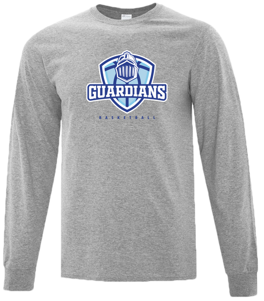 Lasalle Guardians Basketball Youth Cotton Long Sleeve with Printed Logo