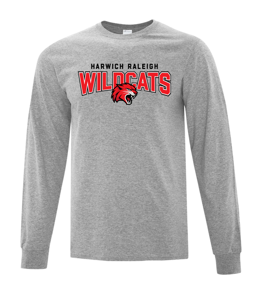 Harwich Raleigh Youth Cotton Long Sleeve with Printed Logo