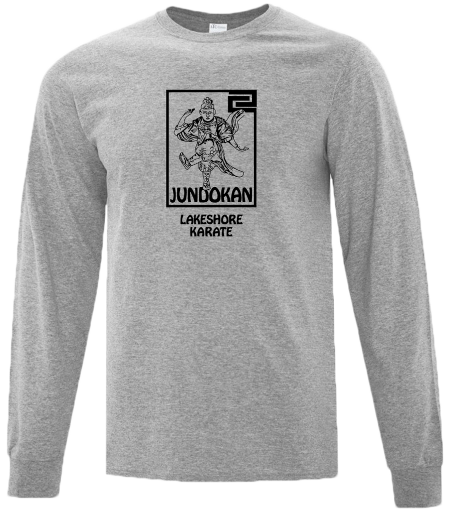 Lakeshore Karate Youth Cotton Long Sleeve with Printed Logo