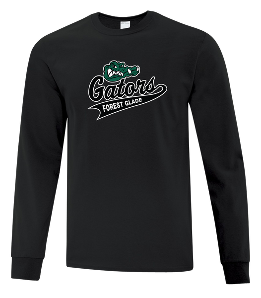 Forest Glade Adult Cotton Long Sleeve with Printed Logo