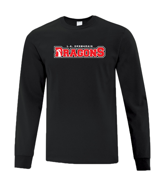 LAD Dragons Adult Cotton Long Sleeve with Printed Logo
