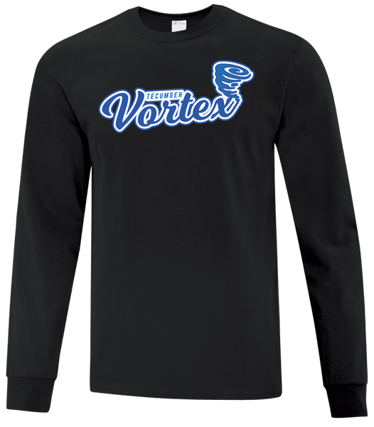 Tecumseh Vortex Adult Cotton Long Sleeve with Printed Logo