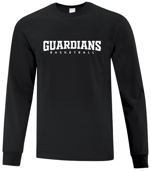 Guardians Basketball Adult Cotton Long Sleeve with Printed Logo