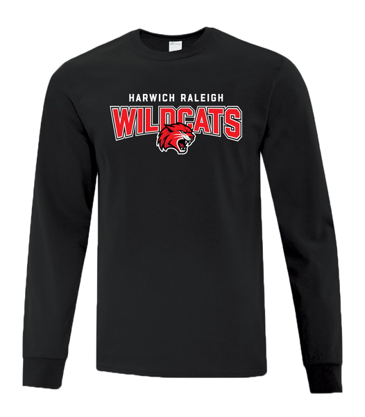 Harwich Raleigh Adult Cotton Long Sleeve with Printed Logo