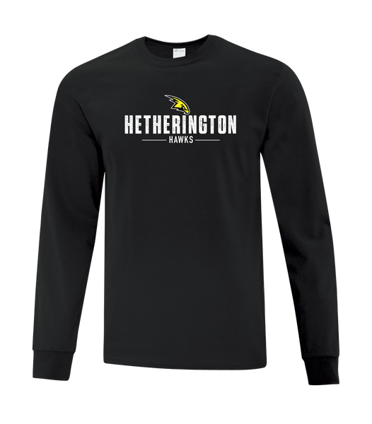 Hetherington Youth Cotton Long Sleeve with Printed Logo