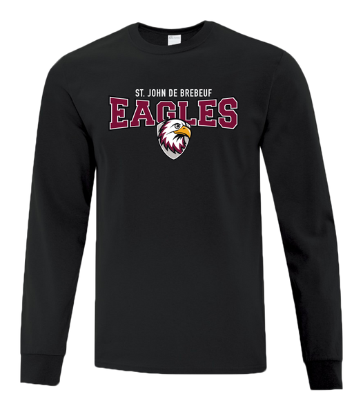 St. John de Brebeuf Adult Cotton Long Sleeve with Printed Logo
