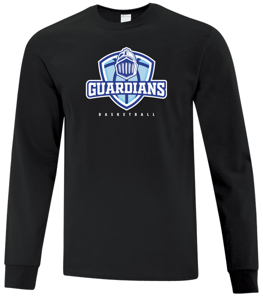 Lasalle Guardians Adult Cotton Long Sleeve with Printed Logo