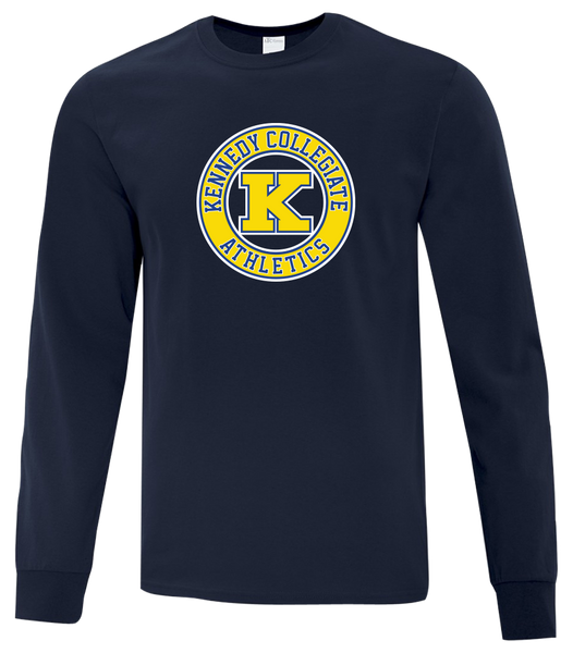Kennedy Athletics Adult Cotton Long Sleeve with Printed Logo