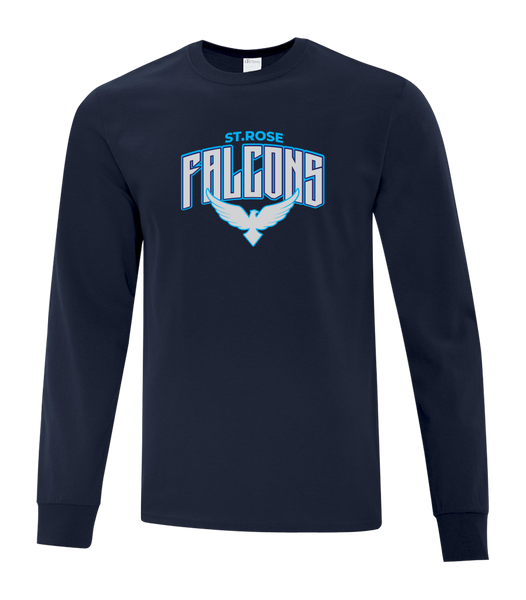 St. Rose Adult Cotton Long Sleeve with Printed Logo