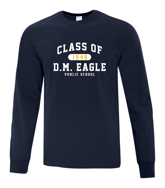 DM Eagle Alumni Youth Cotton Long Sleeve with Printed Logo